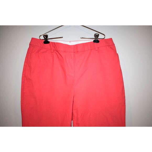 Lane Bryant Capri Pants Plus Size 20 Barbie Summer Career Cropped Bright - Picture 3 of 9